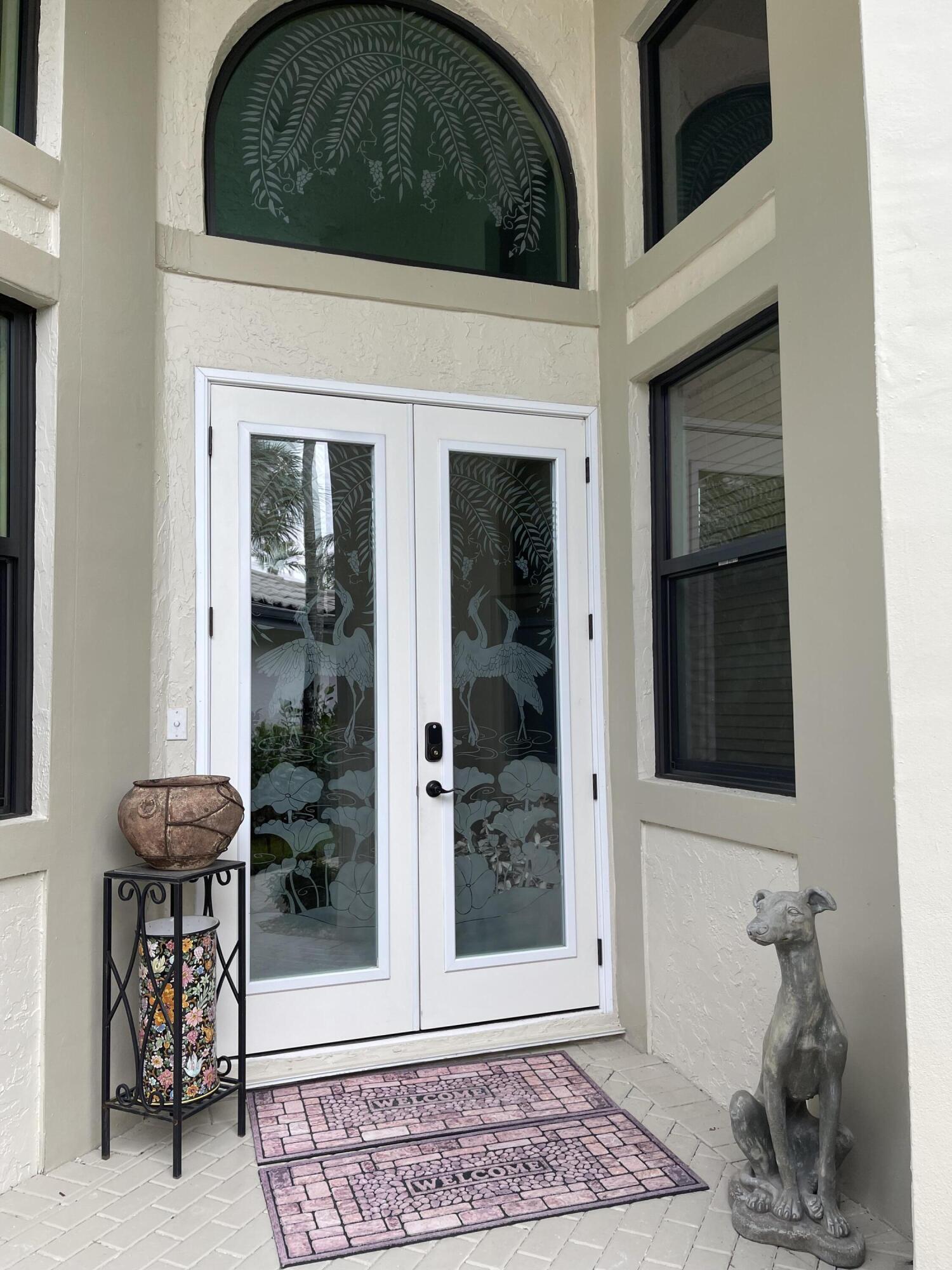 10217 Spyglass Way Boca Raton, FL 33498 - Photo 3 of 27 Elegant Etched Glass Entry