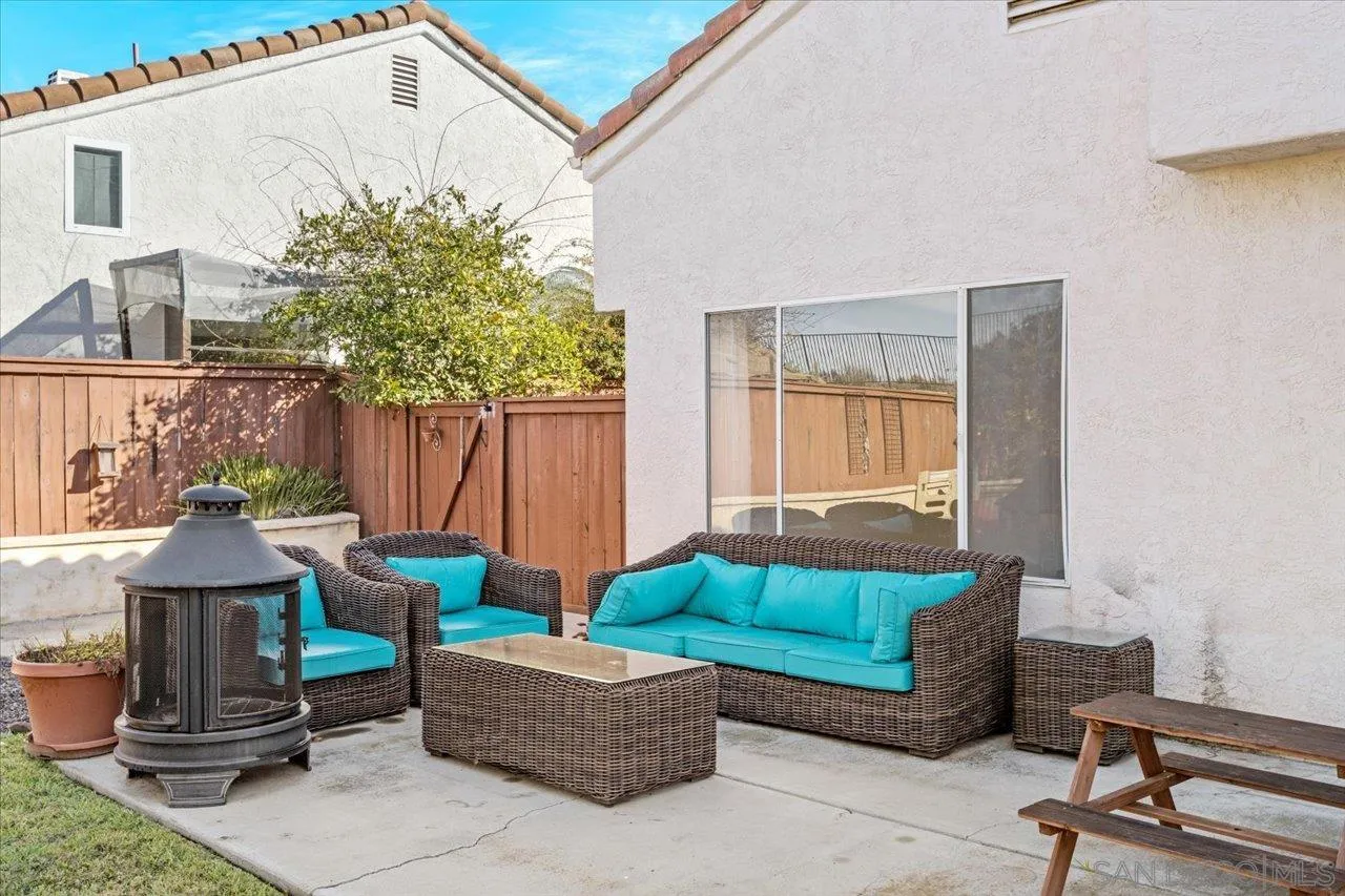 331 Vista Marazul Oceanside, CA 92057 - Photo 19 of 27 a outdoor living space with furniture and a potted plant