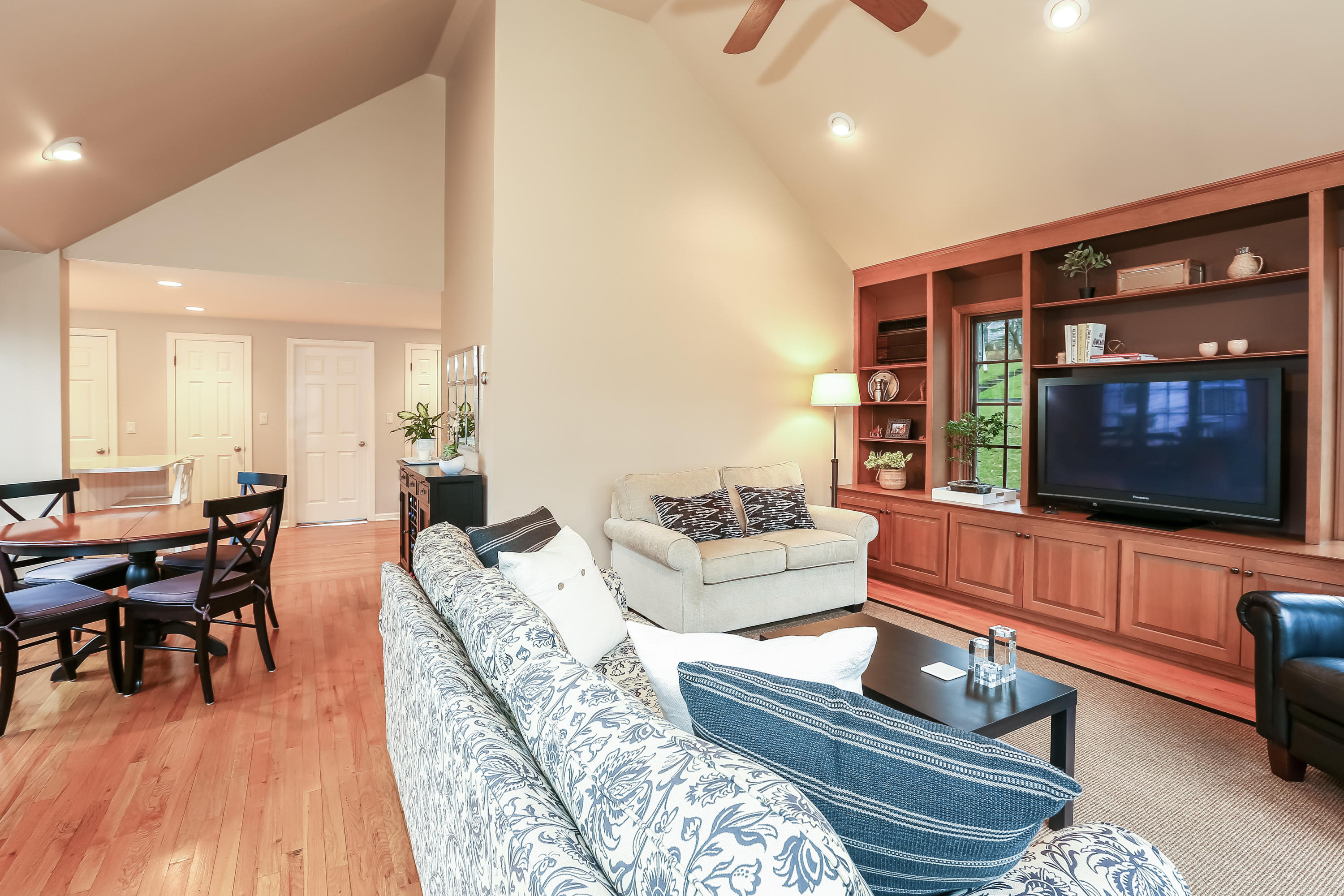 7 Briar Brae Road Darien, CT 06820 - Photo 15 of 35 a living room with furniture and a flat screen tv