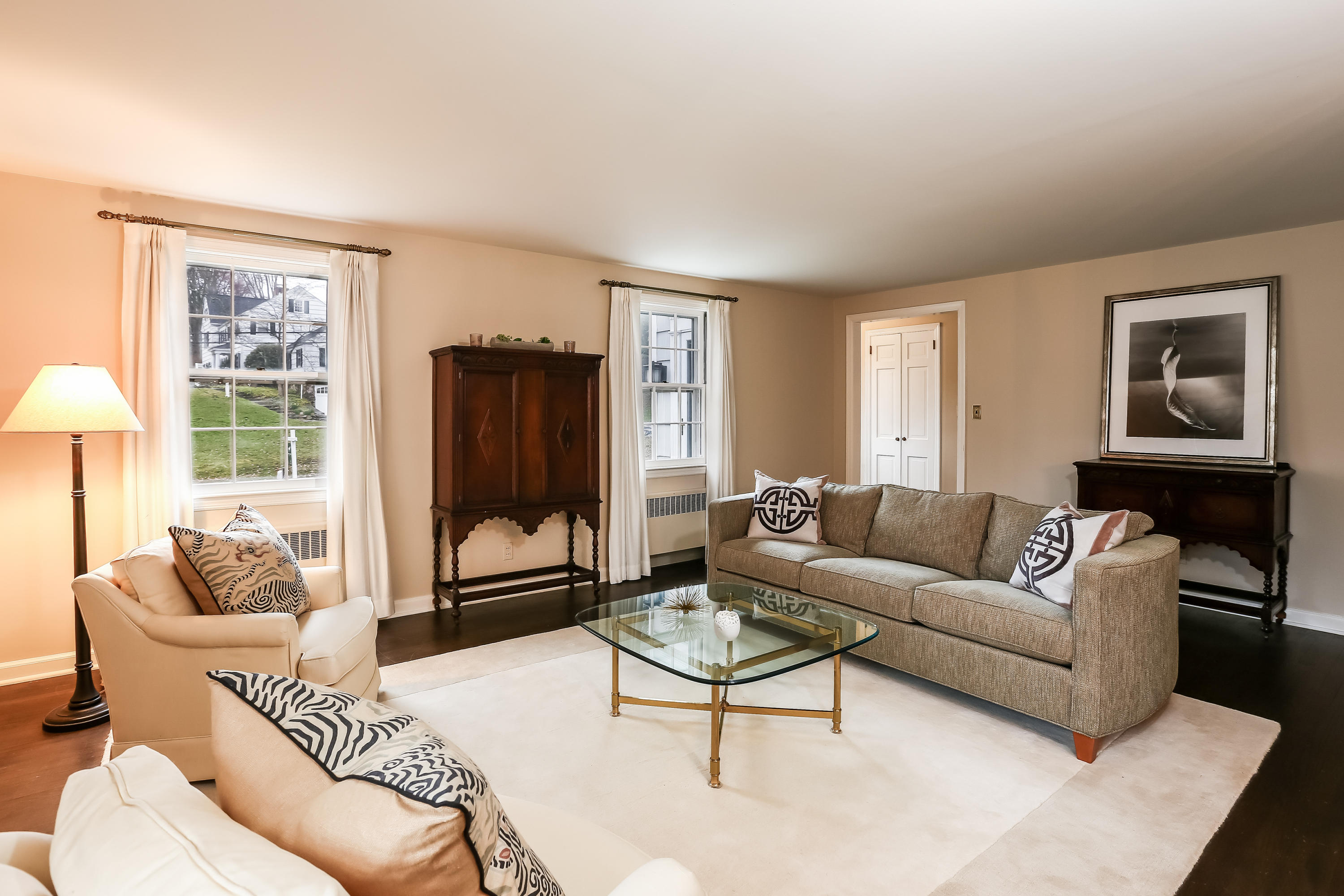 7 Briar Brae Road Darien, CT 06820 - Photo 8 of 35 a living room with furniture and a window