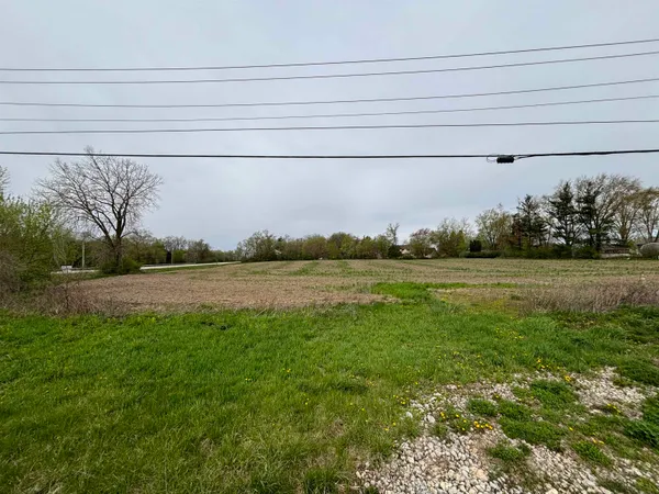 a view of a green yard