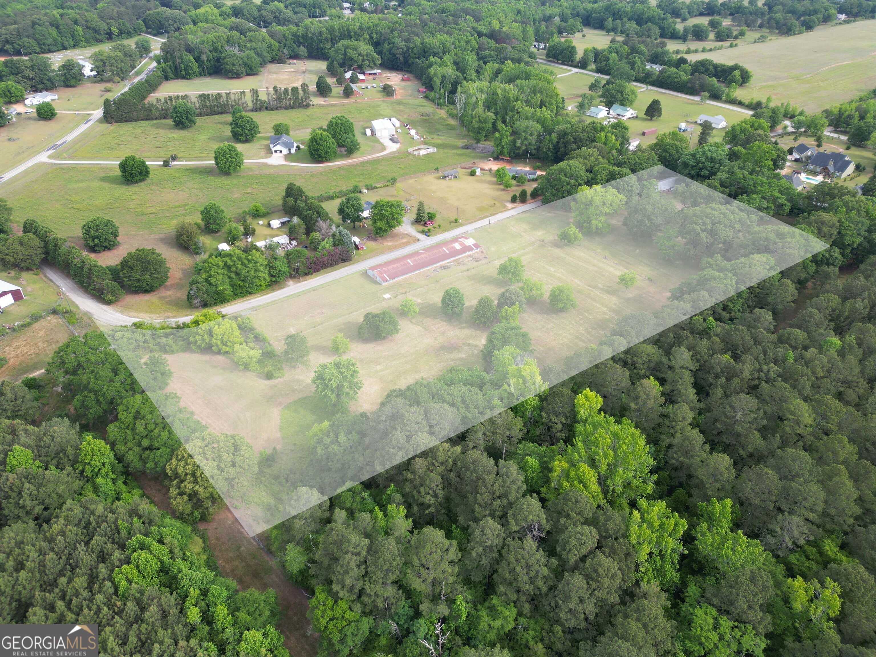 1135 Burger Road Watkinsville, GA 30677 - Photo 20 of 20 an aerial view of residential houses with outdoor space
