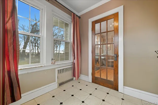 a view of front door