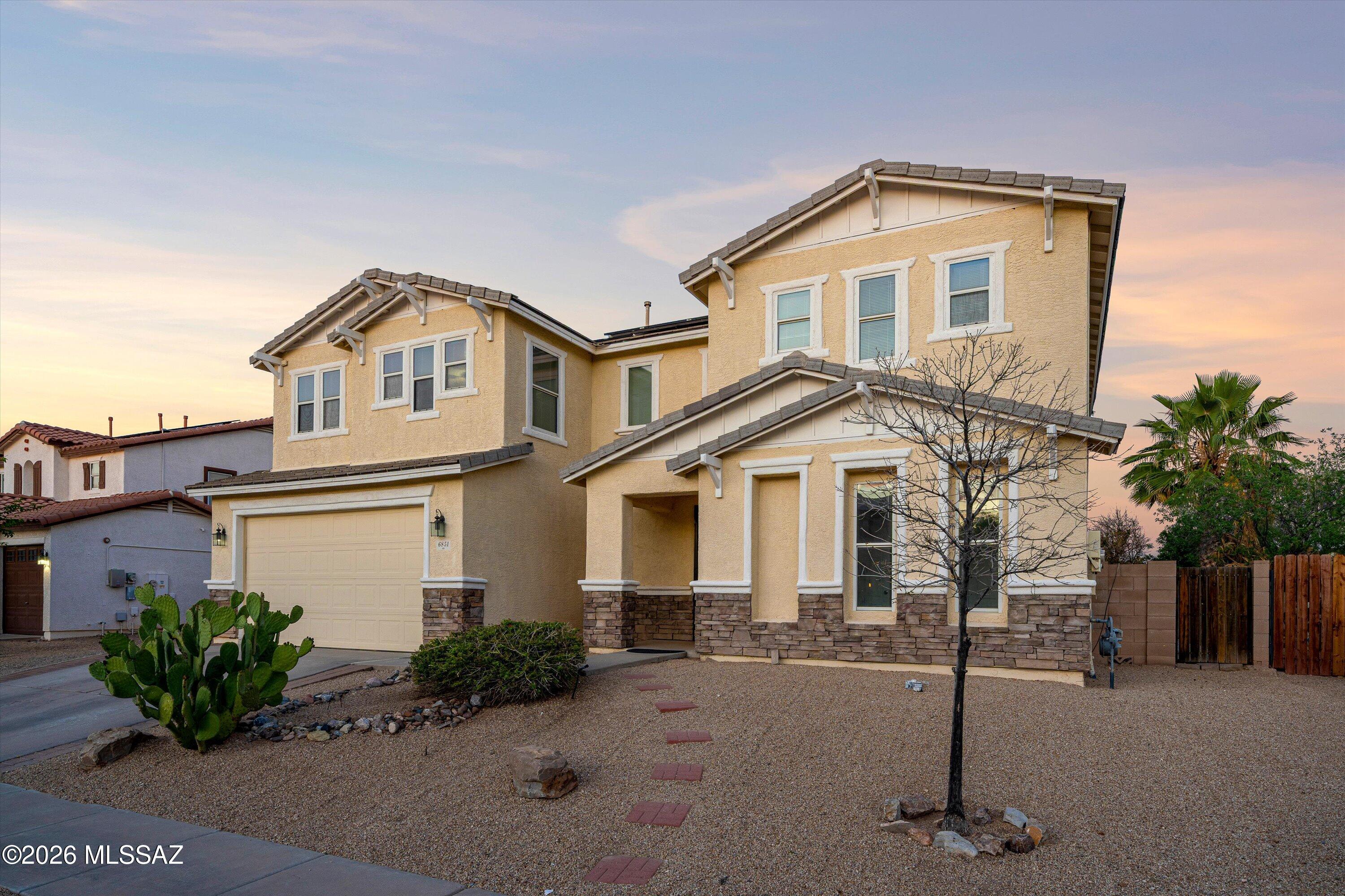 6851 South Salt Cedar Road Tucson, AZ 85756 - Photo 3 of 52 FRONT OF HOME