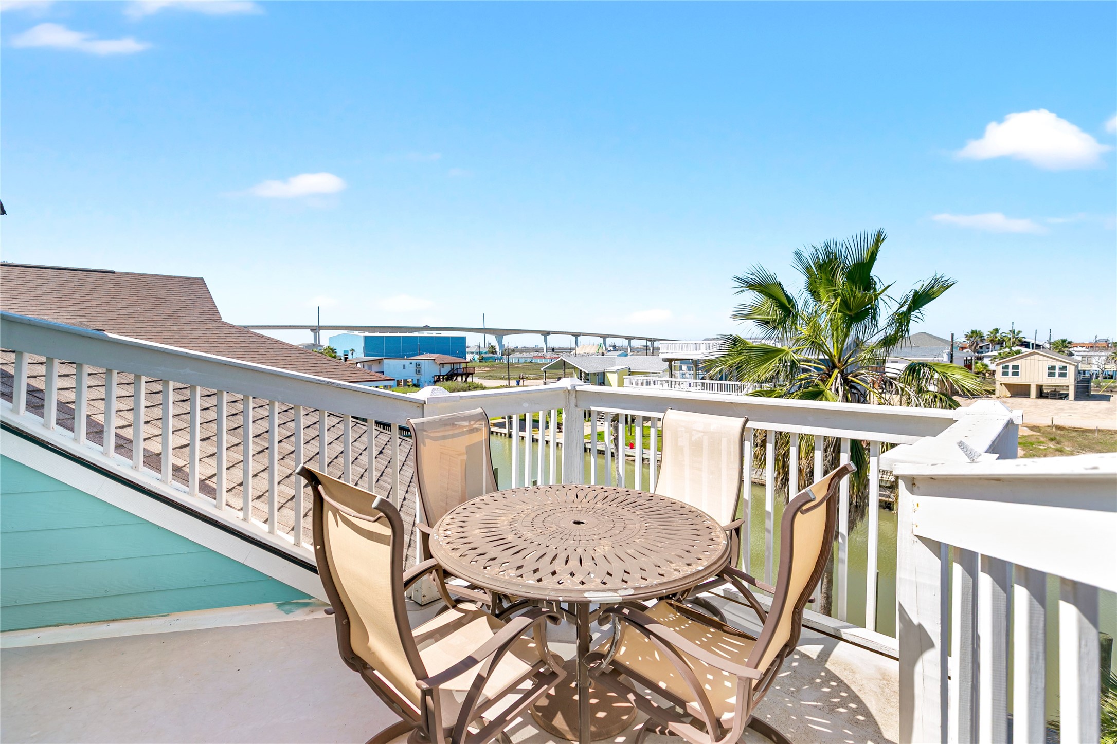 319 Pompano Lane Surfside Beach, TX 77541 - Photo 31 of 48 a view of balcony with furniture