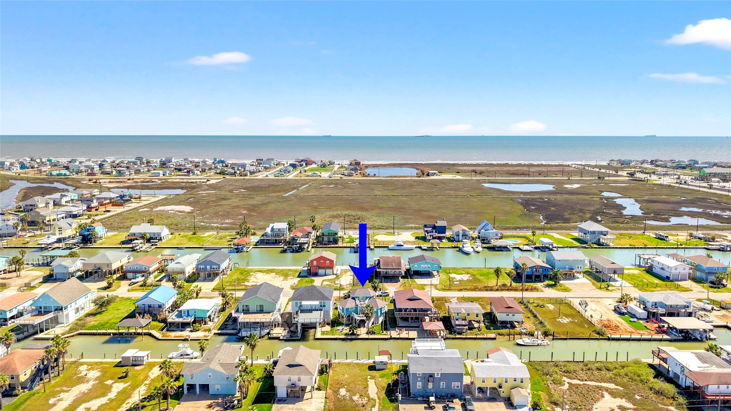 319 Pompano Lane Surfside Beach, TX 77541 - Photo 45 of 48 a view of a city