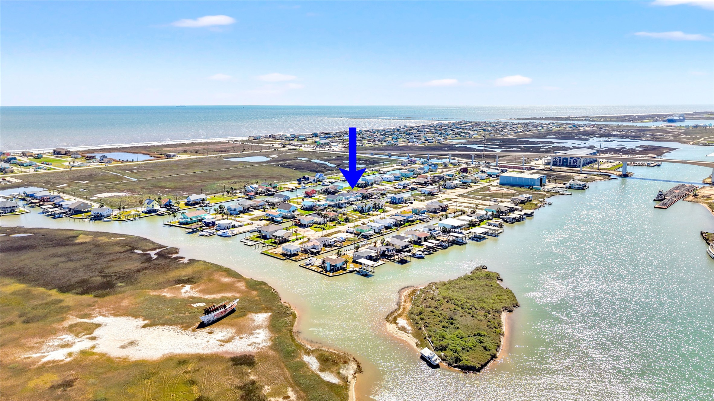 319 Pompano Lane Surfside Beach, TX 77541 - Photo 48 of 48 a view of a city