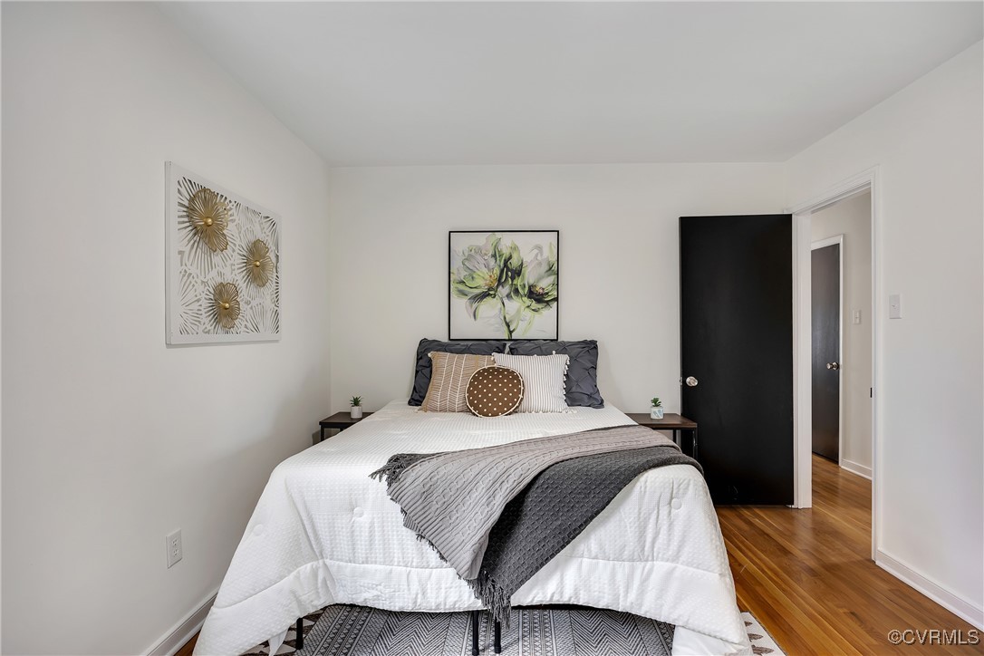 2601 Brook Road Richmond, VA 23220 - Photo 20 of 28 Bedroom featuring baseboards and wood finished flo