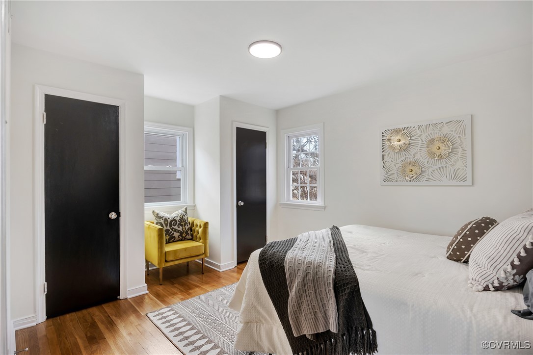 2601 Brook Road Richmond, VA 23220 - Photo 21 of 28 Bedroom featuring baseboards and wood finished flo