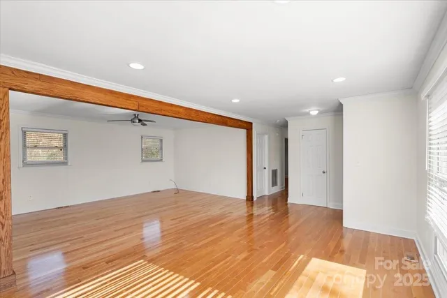 a view of an empty room