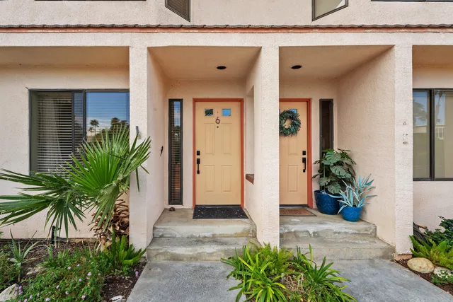 a view of a entryway front of house