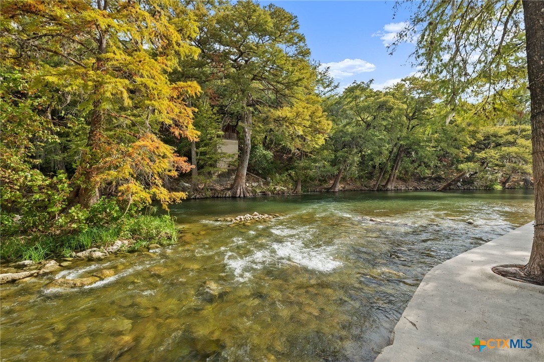 1554 Gruene Road, Unit A10 New Braunfels, TX 78130 - Photo 25 of 32 a view of a yard with a tree