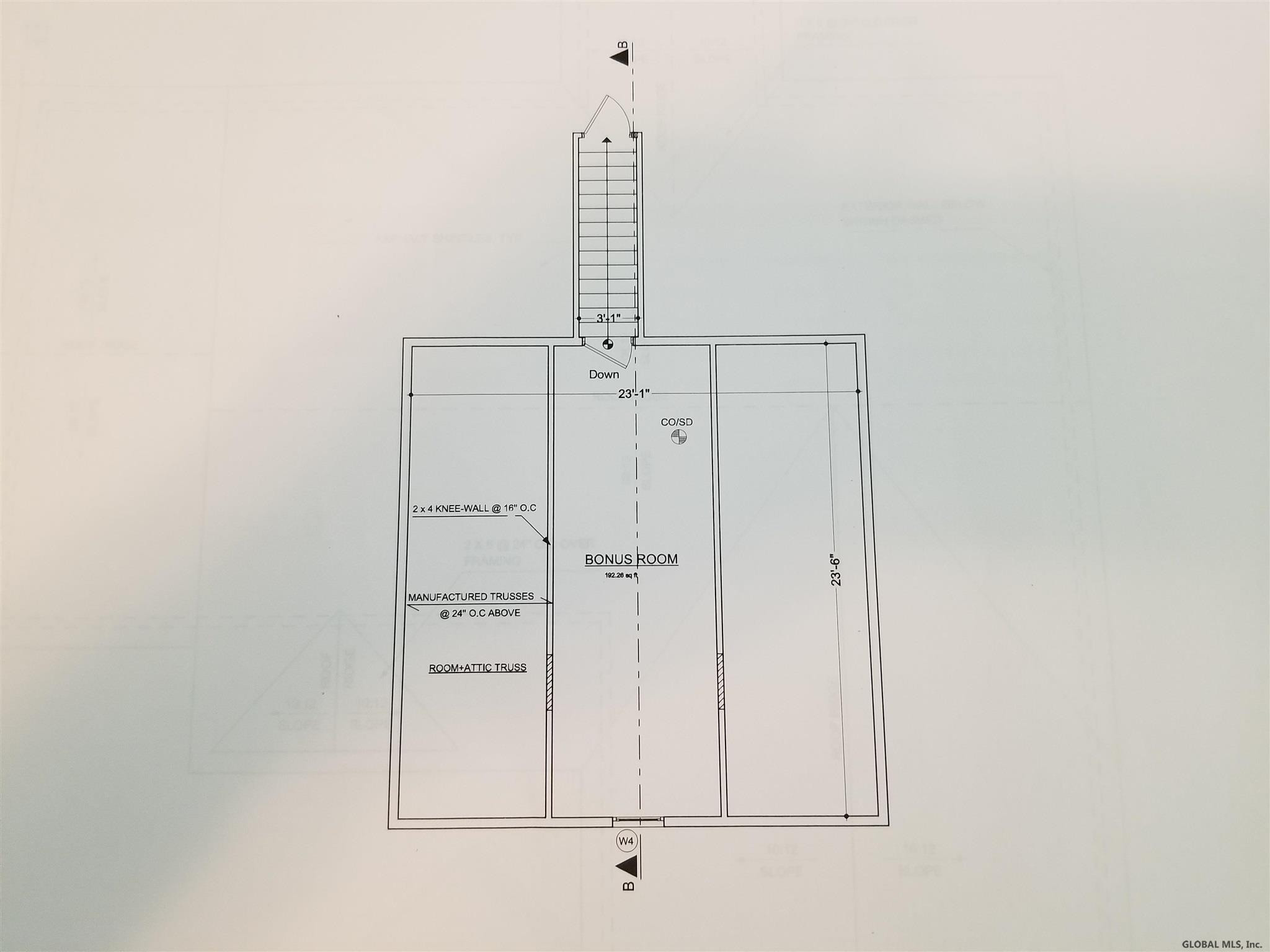 79 Spring Street Cambridge, NY 12816 - Photo 3 of 38 Floor plan bonus over garage