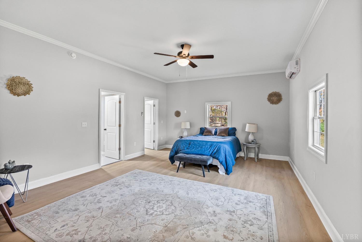 1612 South Amherst Highway Amherst, VA 24521 - Photo 6 of 48 a living room with furniture a rug and a ceiling fan