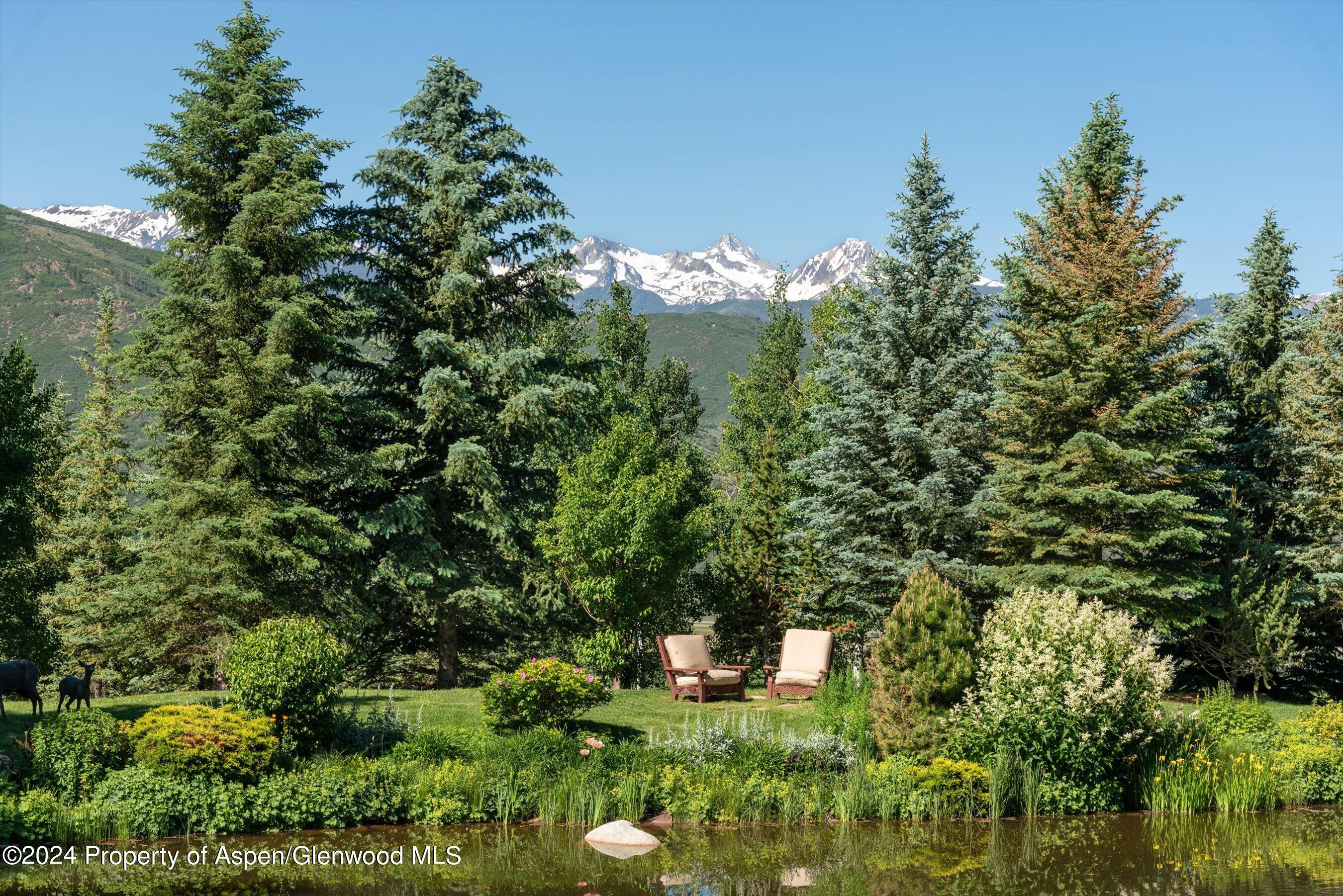 120 Running Mare Road Woody Creek, CO 81656 - Photo 7 of 53 a view of a lush green yard