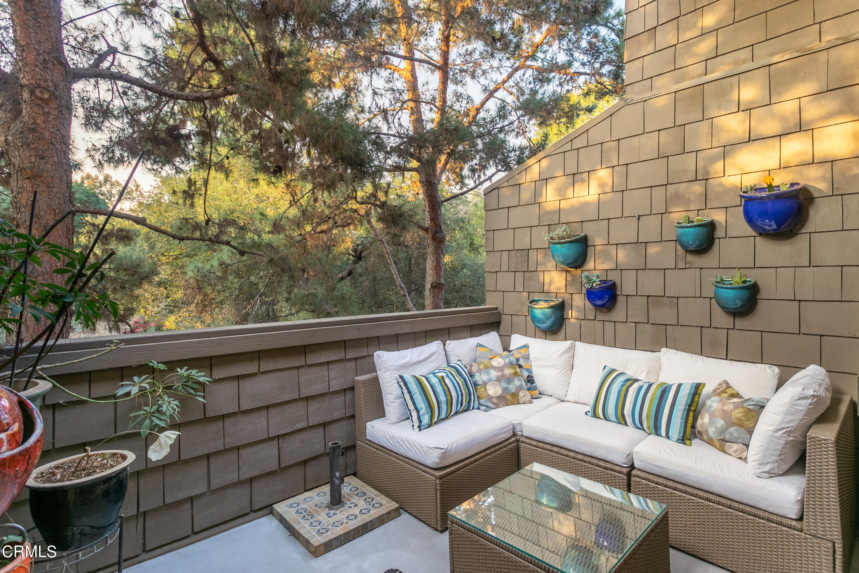 1050 Seco Street, Unit 210 Pasadena, CA 91103 - Photo 7 of 14 a view of a couch in a balcony