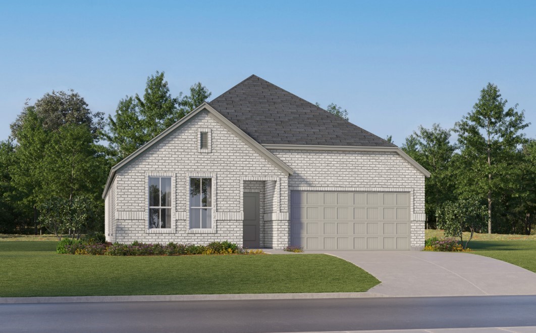 2502 Jasper Breeze Drive Rosharon, TX 77583 - Photo 13 of 21 a view of a yard in front of a house with plants and large tree
