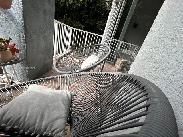 a view of balcony and deck