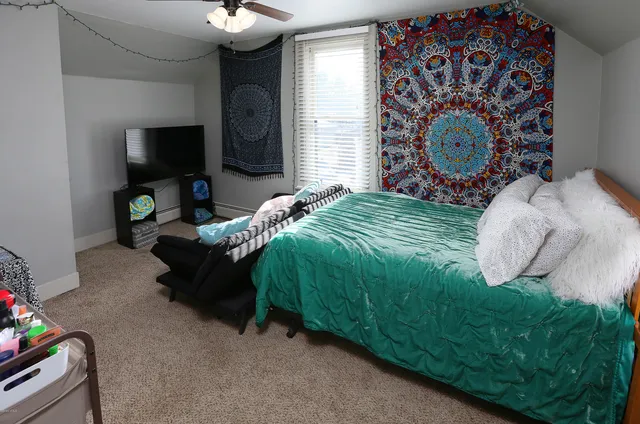 a view of a city street