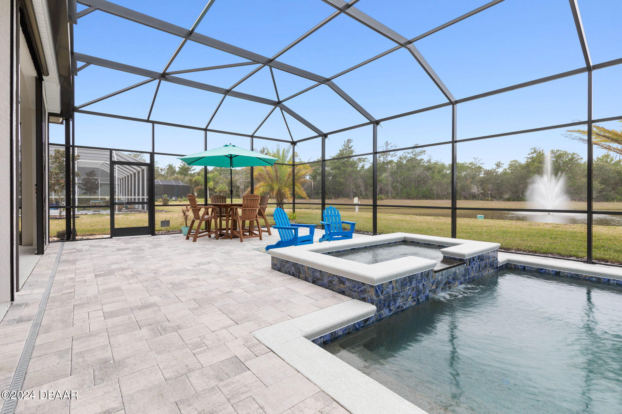 1405 Lilly Anne Circle Ormond Beach, FL 32174 - Photo 25 of 76 a view of a swimming pool with a lounge chairs