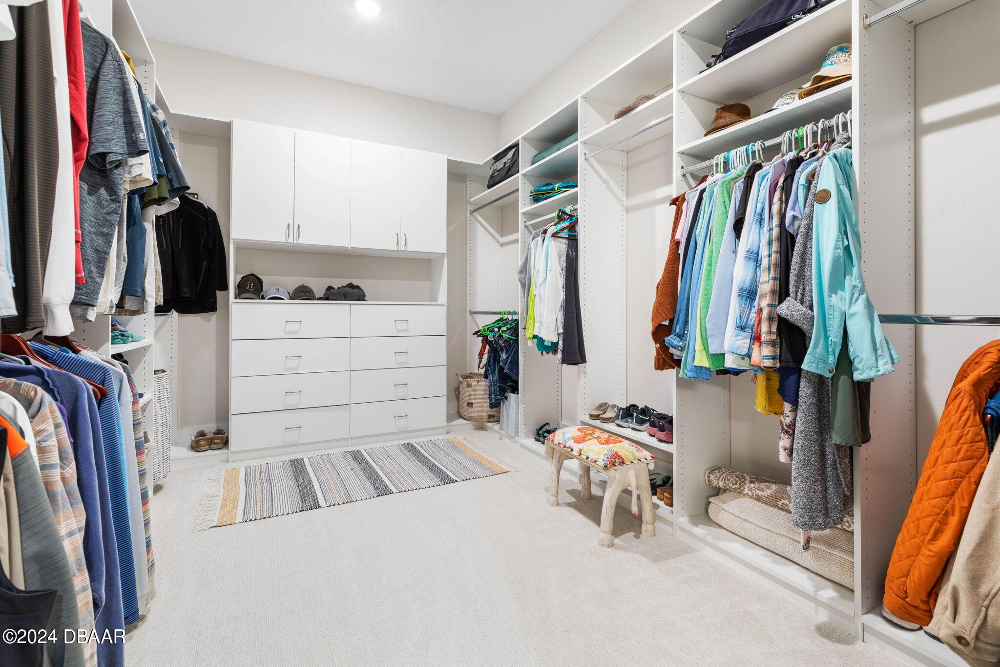 1405 Lilly Anne Circle Ormond Beach, FL 32174 - Photo 44 of 76 a view of walk in closet with clothes and shoes