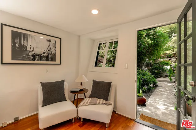 a plant is in a garden