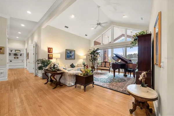a bedroom with a bed and a desk