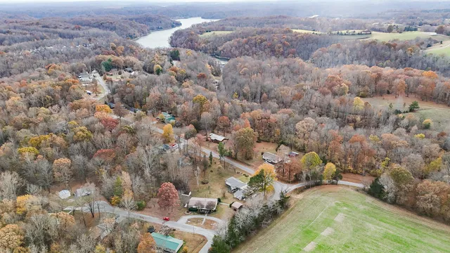 a view of a garden with lawn chairs