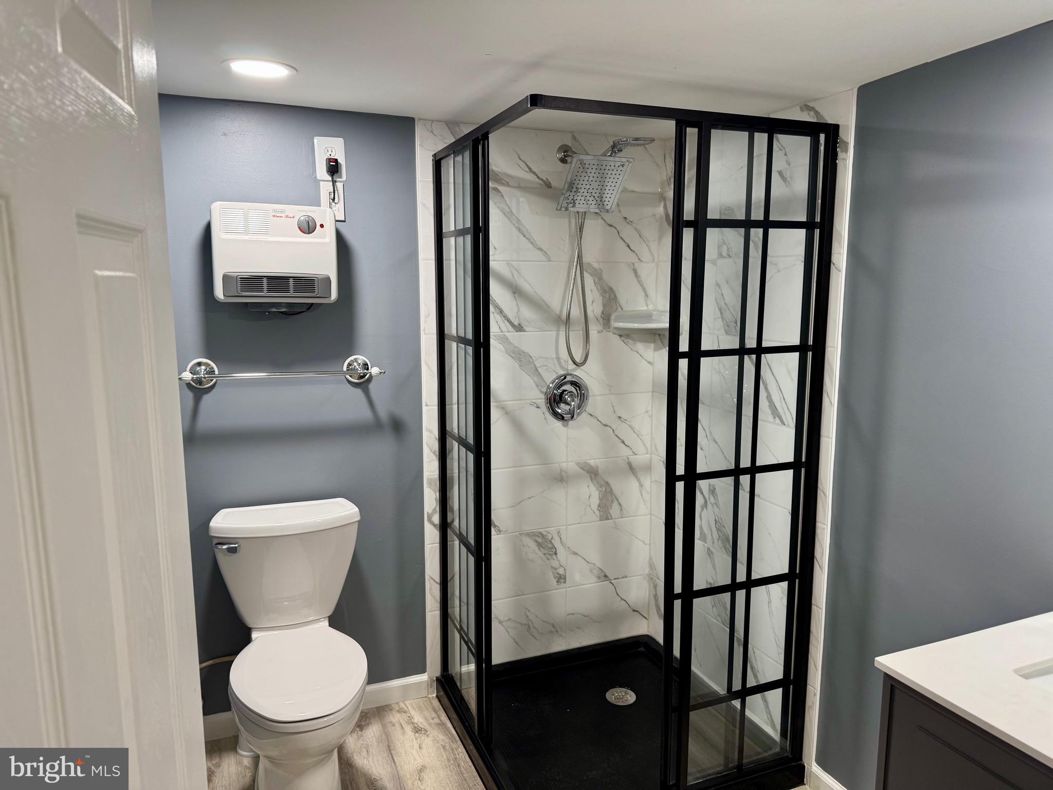 4 Hogan Circle Middletown, DE 19709 - Photo 52 of 60 a bathroom with a toilet a sink and glass door