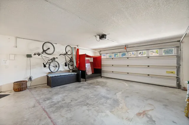 a building outdoor space with patio furniture