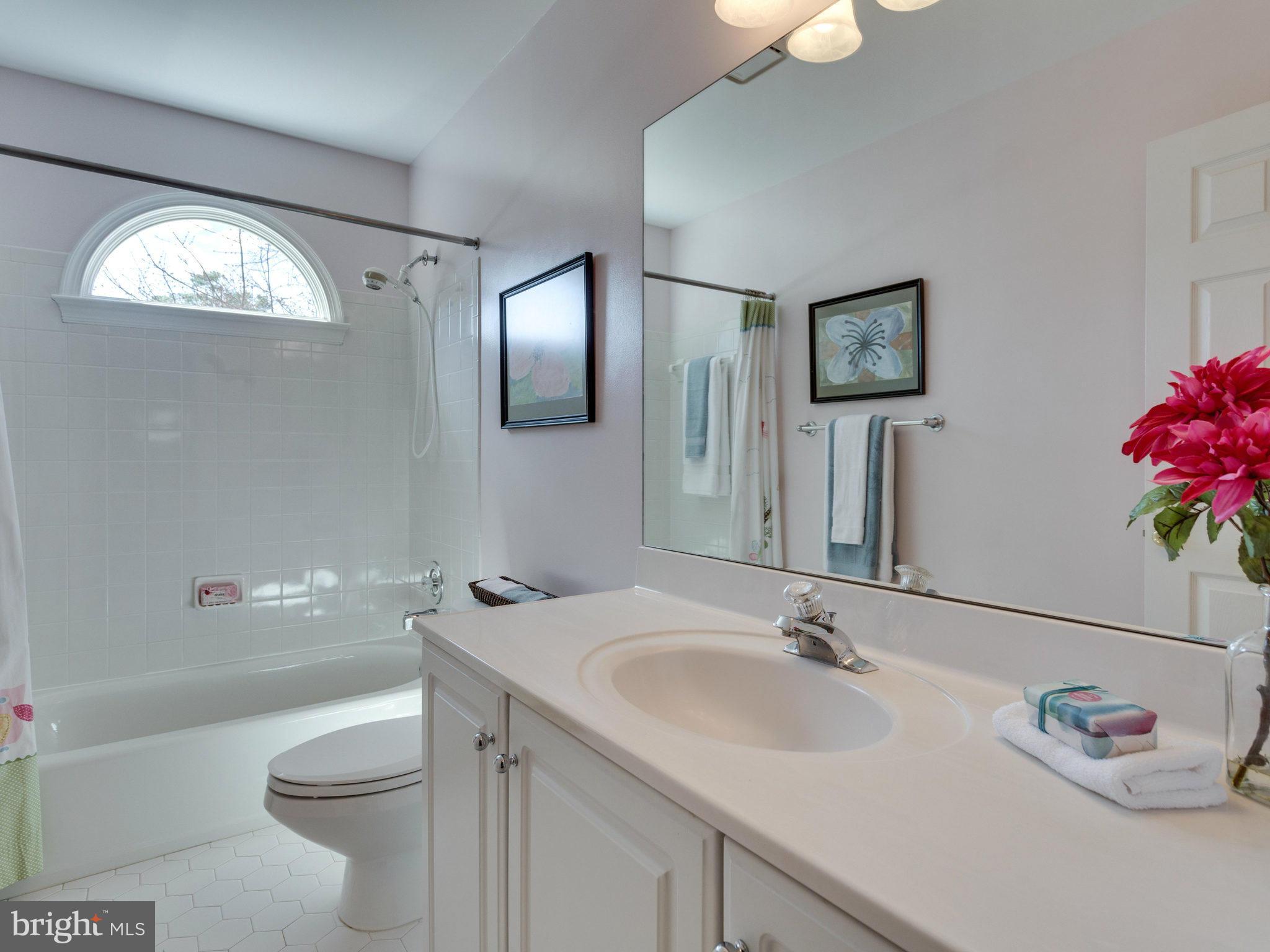 9423 Seven Locks Road Bethesda, MD 20817 - Photo 20 of 28 a bathroom with a toilet sink and mirror