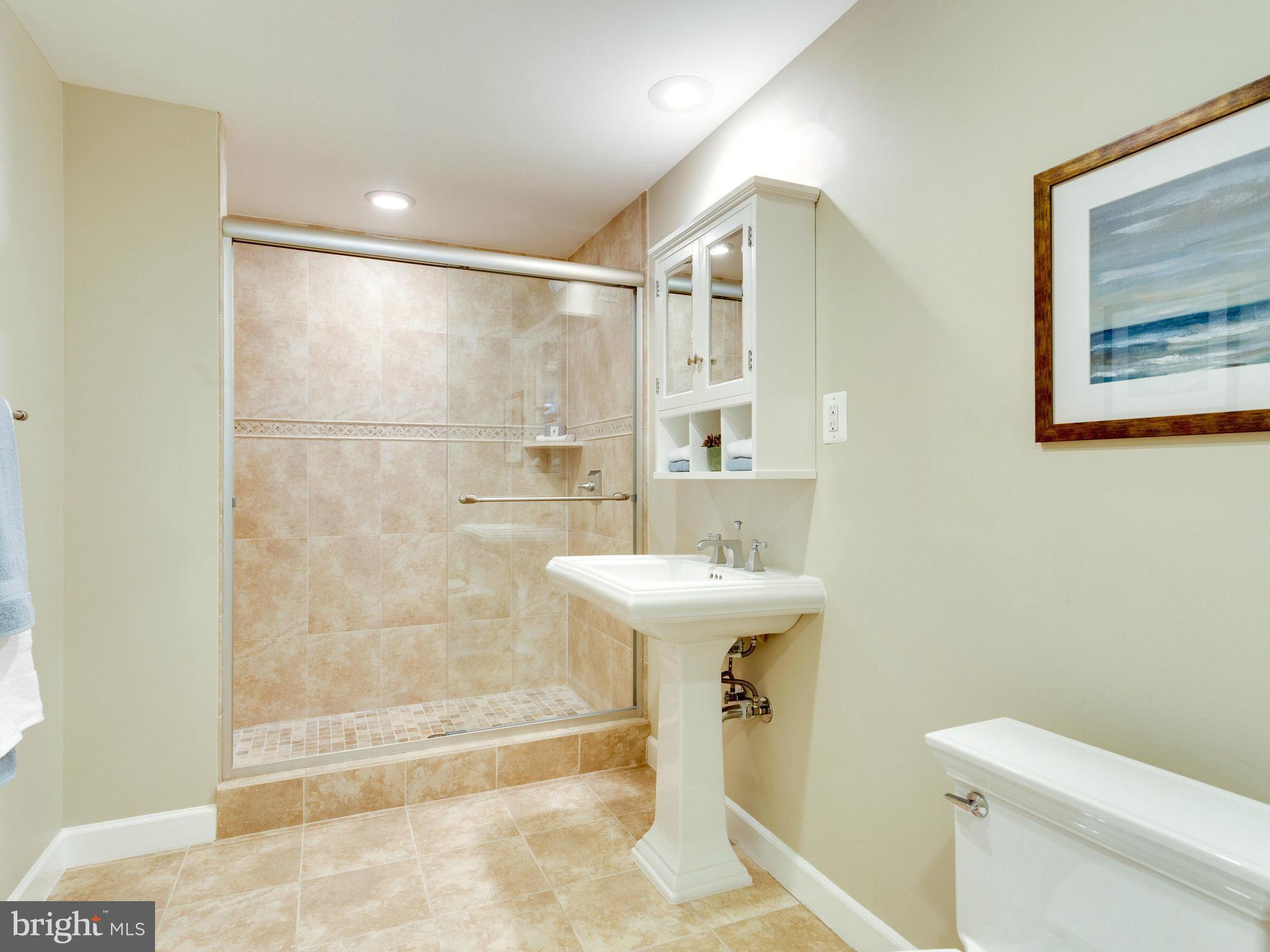 9423 Seven Locks Road Bethesda, MD 20817 - Photo 26 of 28 a bathroom with a sink toilet and shower