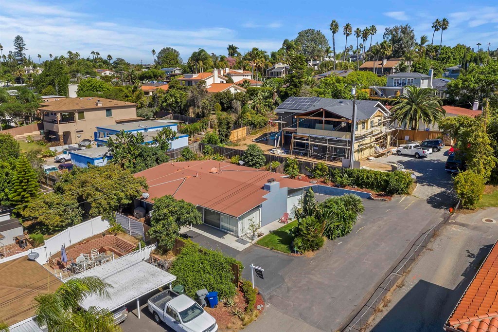 1387 Hygeia Avenue Encinitas, CA 92024 - Photo 33 of 45 an aerial view of a house with a garden