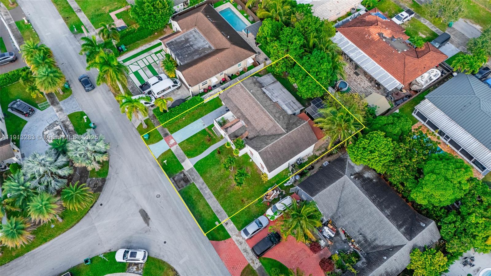 12535 Southwest 219th Street Miami, FL 33170 - Photo 30 of 31 an aerial view of house with yard