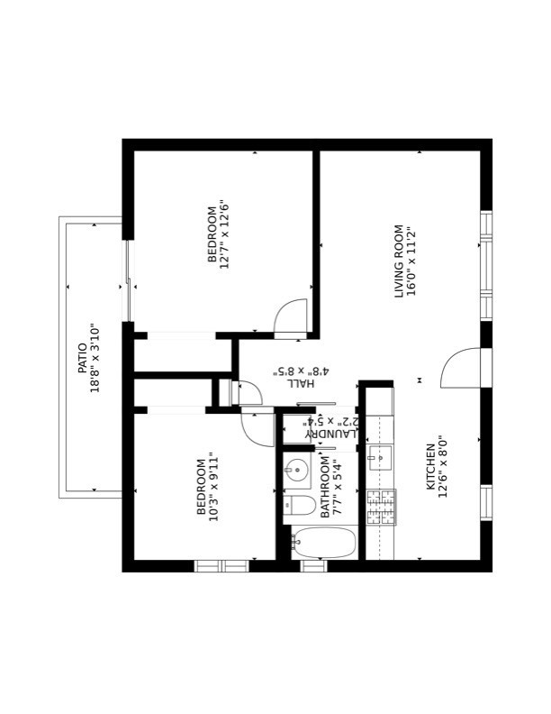 210 Laurel Street, Unit A Avila Beach, CA 93424 - Photo 14 of 16 a picture of floor plan