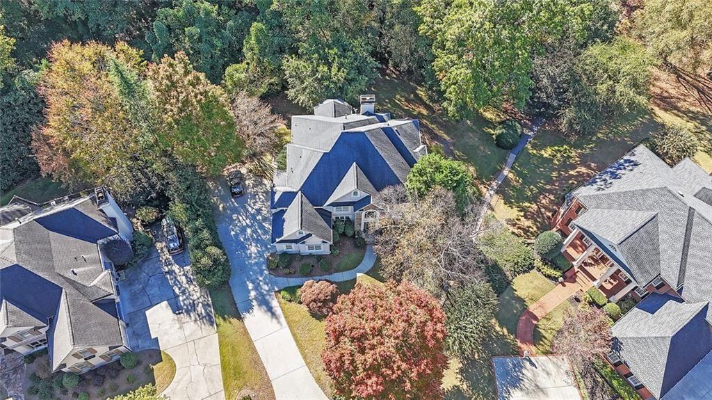 2502 Oak Hill Overlook Duluth, GA 30097 - Photo 33 of 34 an aerial view of house with yard