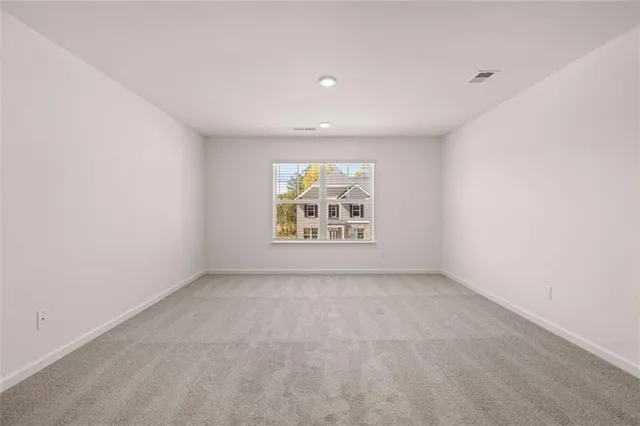 a view of a lake with a mountain