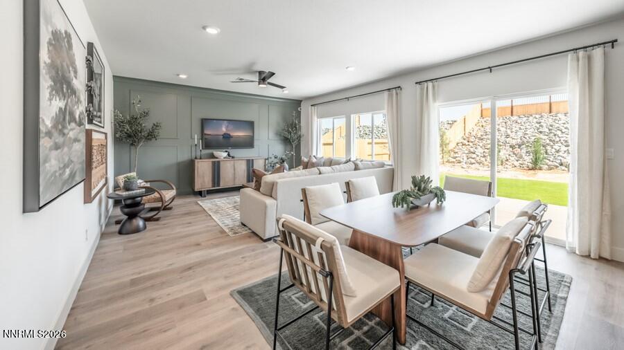 494 Daisy Fay Way Carson City, NV 89705 - Photo 10 of 28 a view of a dining room with furniture window and outside view