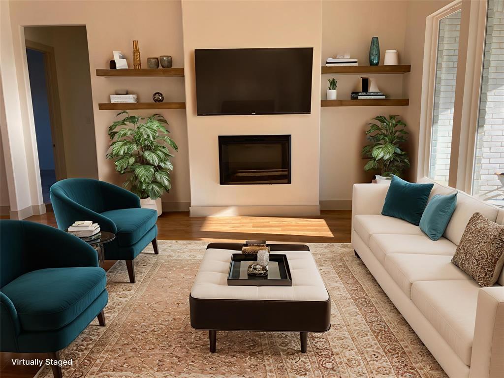 39290 Cedar Trail Whitney, TX 76692 - Photo 5 of 10 a living room with furniture and a flat screen tv