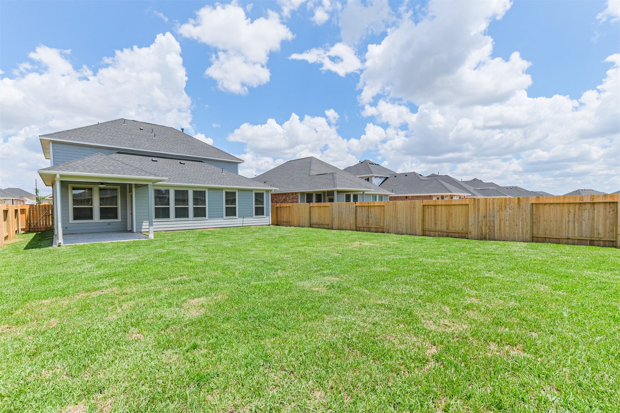 7922 Chukka Drive Fulshear, TX 77441 - Photo 38 of 39 a view of a house with backyard and garden