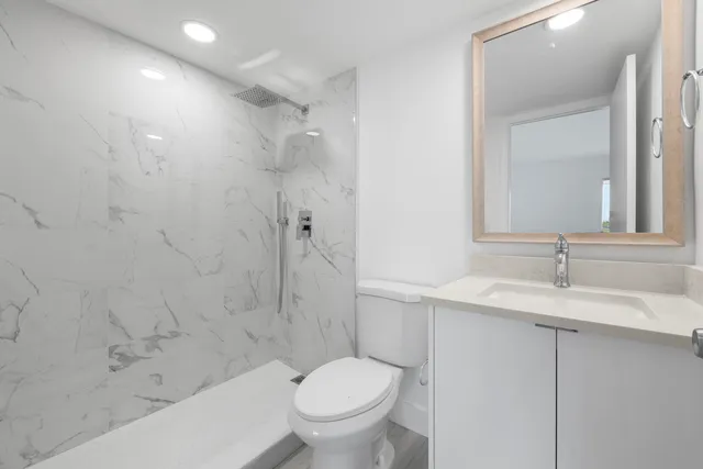 a bathroom with a sink and a toilet