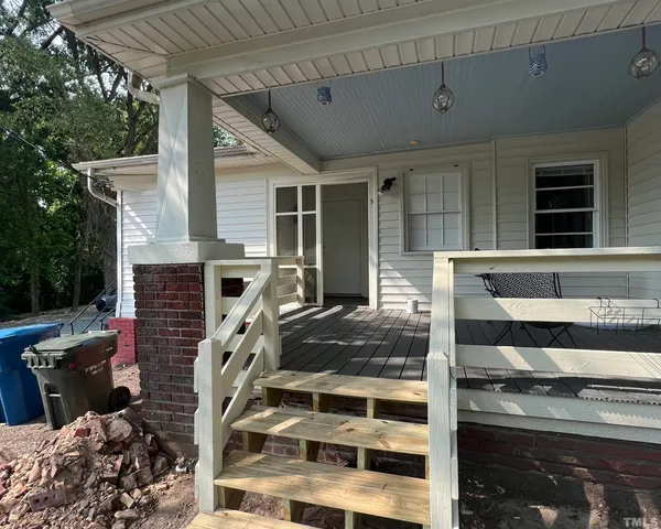 a view of front door