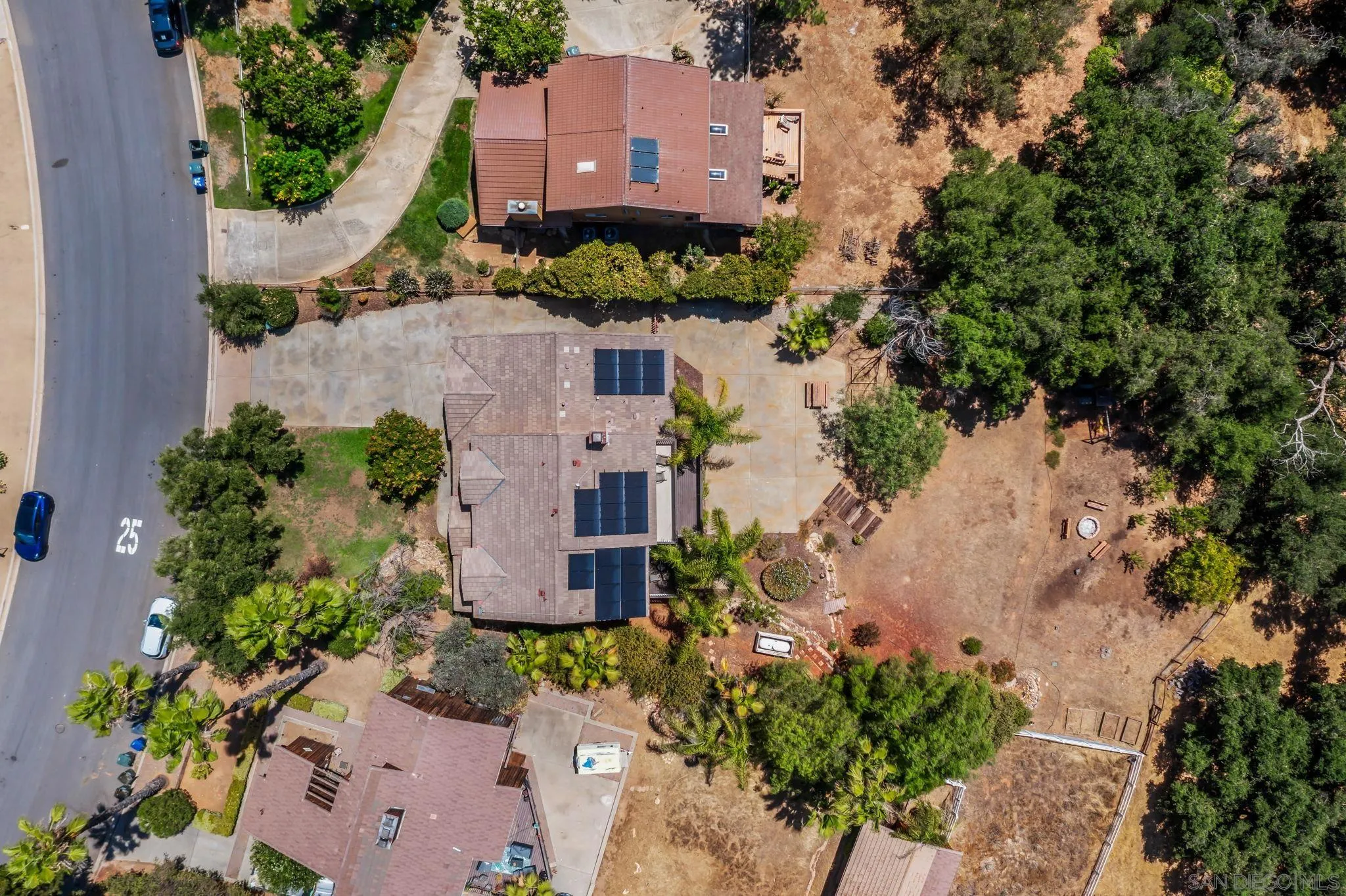 25919 Matlin Road Ramona, CA 92065 - Photo 31 of 42 an aerial view of a house