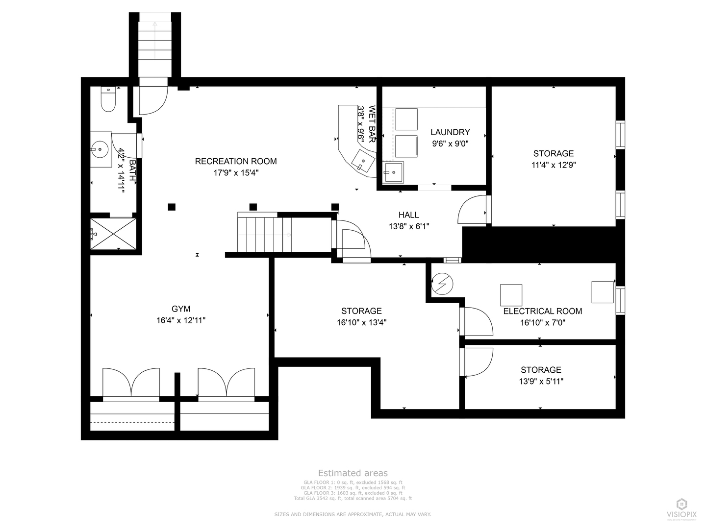 9 Hampton Drive Oak Brook, IL 60523 - Photo 26 of 27 a picture of a floor plan