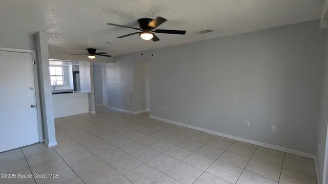 a view of kitchen and windows