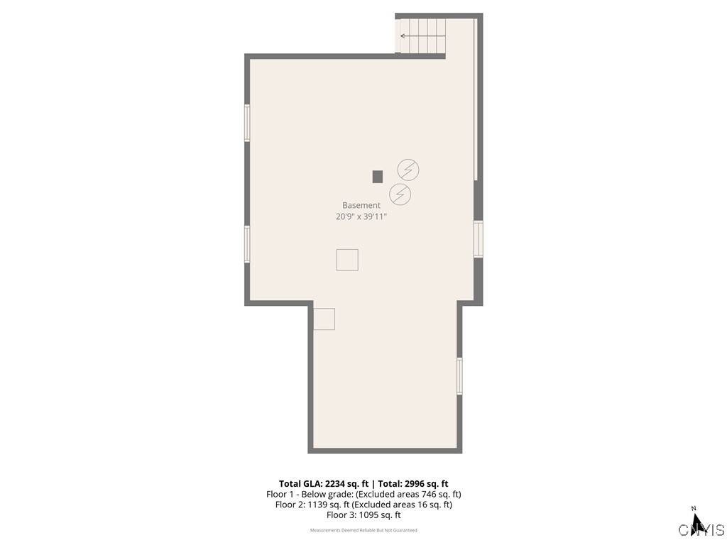 214 Rowland Street Syracuse, NY 13204 - Photo 45 of 45 Basement Floor Plan