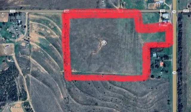 a view of a red gate