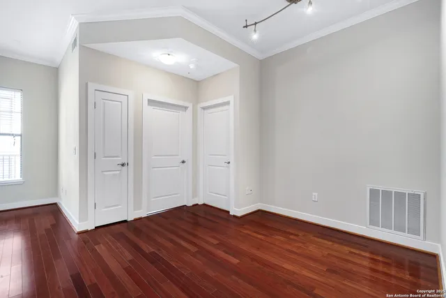 wooden floor in an empty room