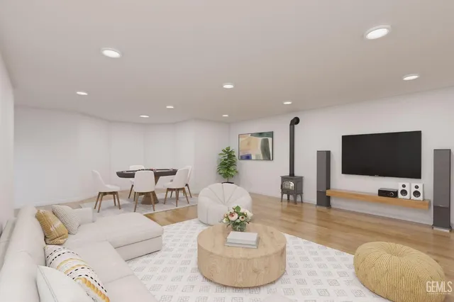 a view of empty room with white walls