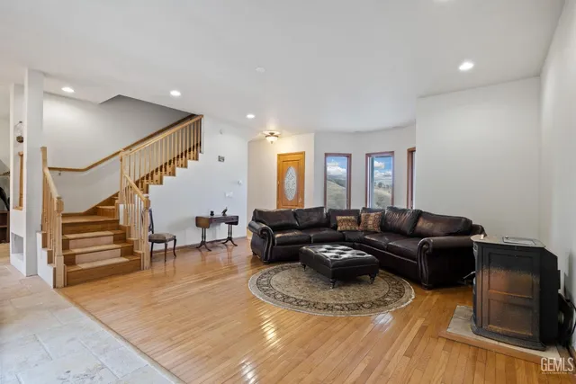 a bed room with furniture and a window